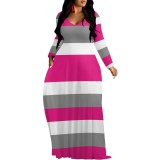 1 Piece Custom Casual Printed Maxi Dresses