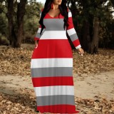 1 Piece Custom Casual Printed Maxi Dresses