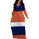 1 Piece Custom Casual Printed Maxi Dresses