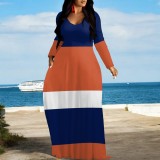 1 Piece Custom Casual Printed Maxi Dresses