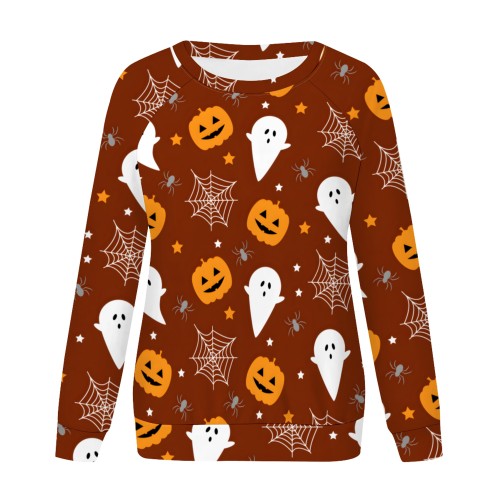 1 Piece Custom Halloween Casual Printed O Neck Sweatshirts