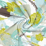 1 Piece Custom Casual Printed Scoop Neck Plus Size Maxi Dresses