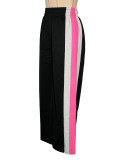Casual Pants Stripe Printed Women's Trousers