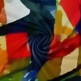 1 Piece Custom Casual Digital Printing Plus Size V Neck Party Dress