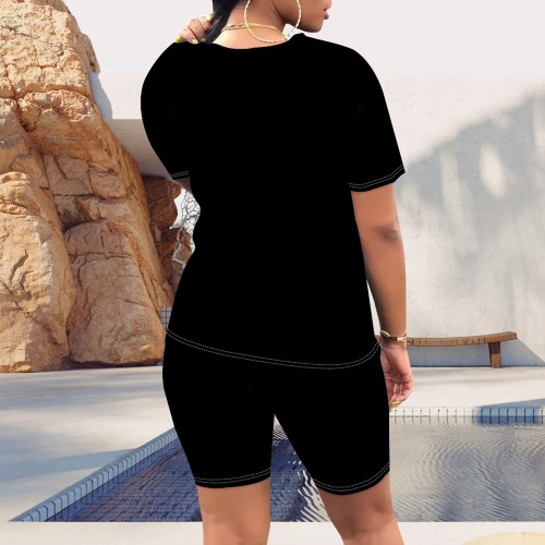 1 Piece Custom Casual Digital Printing Avatar Short Set