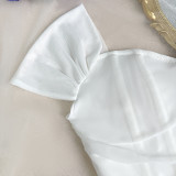 New Sexy Women Solid Backless Camisole Strap Shoulder Crop Top