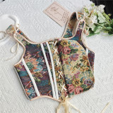Summer Bandage Sleeveless Corset Vest Top