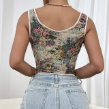 Summer Bandage Sleeveless Corset Vest Top