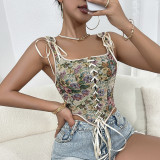 Summer Bandage Sleeveless Corset Vest Top