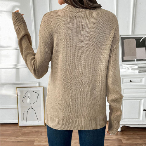 Valentine's Day Christmas Cherry Pullover Knitted Sweater Top