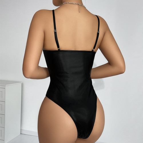 Womens Lingerie Push Up Lingerie Snap Crotch Teddy One Piece Bodysuit