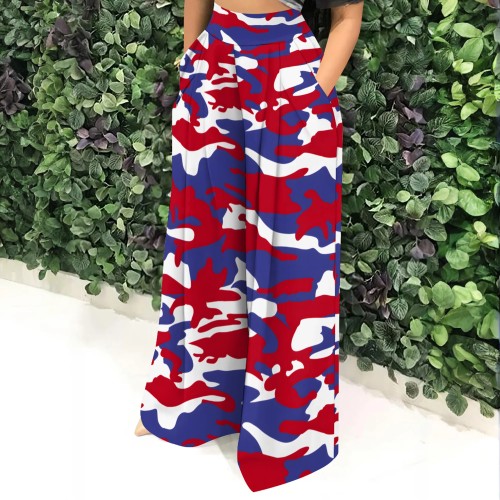 Casual Printed Afro Pants