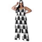 1 Piece Custom Casual Digital Printing Straps Plus Size 1 Piece Jumpsuits