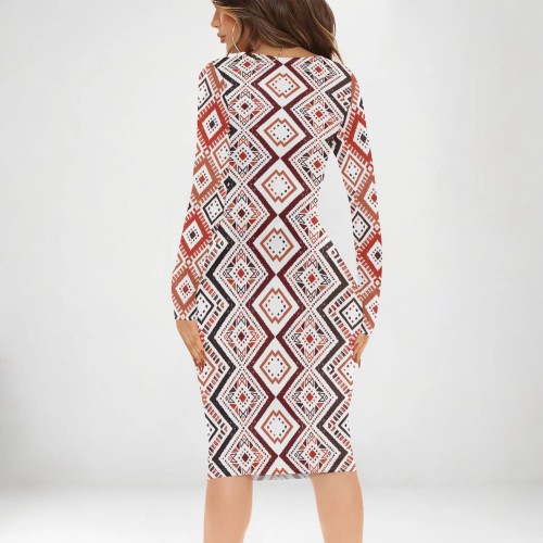 1 Piece Custom Casual Digital Printing V Neck Midi Dresses