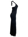 V Neck Split Long Gown Club Party Elegant Summer Backless Maxi Dresses