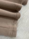 Spliced ​​Multi-zipper Elastic Drawstring Loose Straight Flared Pants