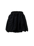 Solid Versatile Short Tutu Bubble Skirt