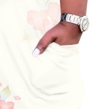 1 Piece Custom Casual Digital Printing V Neck Plus Size Maxi Dresses