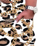 1 Piece Custom Casual Digital Printing V Neck Plus Size Long Dresses
