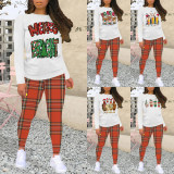 1 Piece Custom Casual Digital Printing Christmas Pant Set
