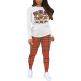 1 Piece Custom Casual Digital Printing Christmas Pant Set