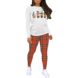 1 Piece Custom Casual Digital Printing Christmas Pant Set