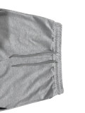Women's Casual Sportswear Stitching Straight Wide-leg Trousers Set