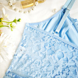 Sexy See-through Hollow Bra Lace Bustier Crop Cami Top