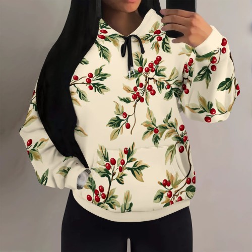 1 Piece Custom Casual Print Long Sleeve Hoodie Sweatshirts