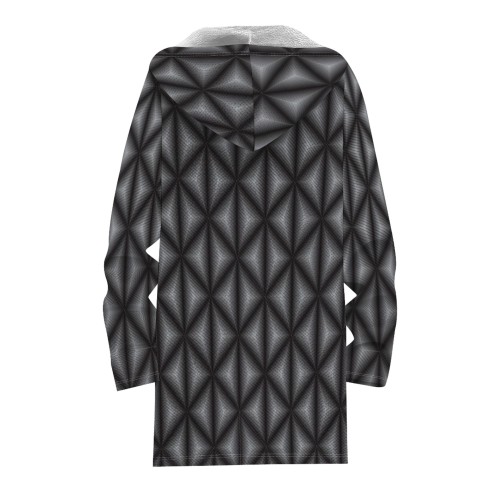Casual Men's Printed Hooded Fleece Jacket