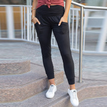 Women's Pants High Waist Long Athletic Comfy Lounge Trouser with Pockets