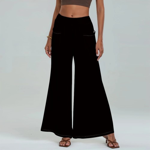 Women's Comfortable Wide-leg High Waist Pants