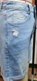 Y2k High Waist Denim Wide Leg Ripped Distressed Jean Shorts with Pockets