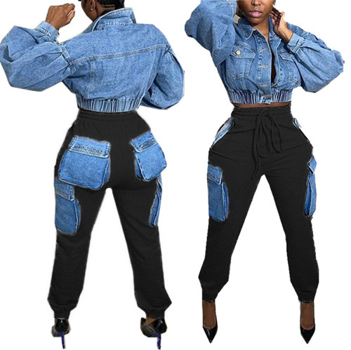 Women's Casual High Waisted Stretchy Straight Leg Jogger Sweatpants