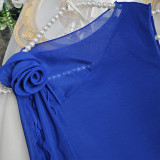 Women Floral Bandage Hollow Sexy Sleeveless Vest Top