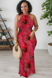 1 Custom Casual Digital Printing Sleeveless O Neck Long Dresses
