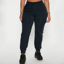 Let's Relax Elastic Drawstring Jogger Sweatpants With Side Pocket
