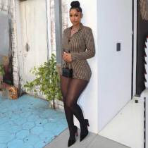 Spring/Summer Long-sleeved Jacket and Shorts Suit