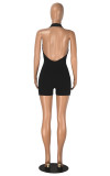 Sexy Halter Backless One Piece Rompers
