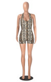 Sexy Halter Backless One Piece Rompers