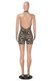 Sexy Halter Backless One Piece Rompers