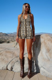 Sexy Halter Backless One Piece Rompers