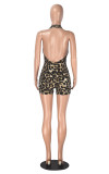 Sexy Halter Backless One Piece Rompers