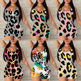 1 Custom Casual Digital Printing Sleeveless Vest Rompers