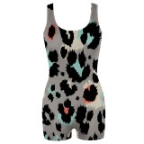 1 Custom Casual Digital Printing Sleeveless Vest Rompers