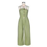 Sesy Strapless Wide Leg Jumpsuit