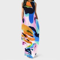 1 Piece Custom Casual Sleeveless Long Dresses