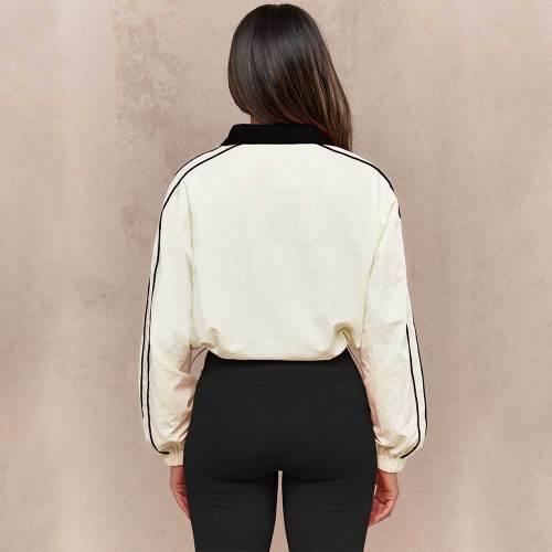 Women's Drawstring Waist Nylon Top Yoga Pants Sports Casual Two-Piece Suit