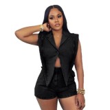 Casual Washed Loose Fly Girl Denim Romper
