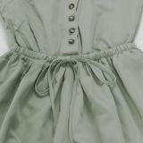 Sexy Solid Color Workwear Lantern Long Sleeve Rompers